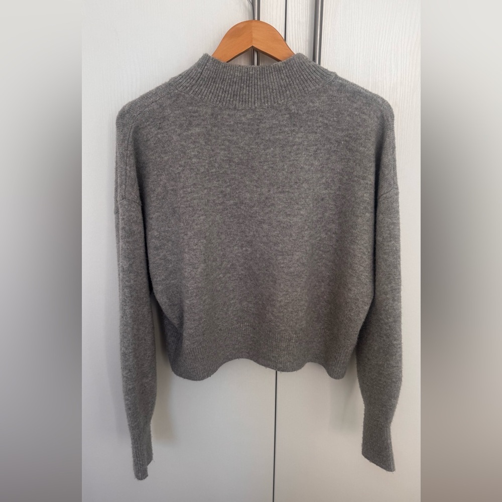 & Other Stories Gray Turtleneck Sweater - Picture 6 of 6